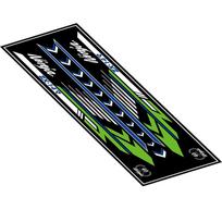 Custom Kawasaki Ninja Motorcycle Parking Mat Anti Slip Garage Rug Waterproof Racing Moto Display Carpet  Decoration Mat 40x120cm black