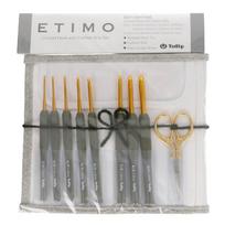 Tulip ETIMO Crochet Hook Premium Gold Set, TEG-001 auksas