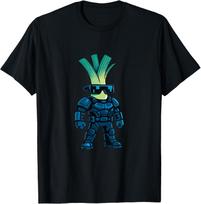 Cyber Leek Gamer Games Leaks Bossy Cyberleek T-Shirt 4XL blue