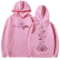 Anime Jojo keisti nuotykiai Hoodies Killer Queen Manga Grafinis su gobtuvu megztinis vyrams moterims kasdienis ilgomis rankovėmis vilnos megztiniai S rožinė