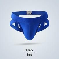 Men's Breathable Cotton Low-Rise Double Thong Briefs - Sexy Summer Underwear Large