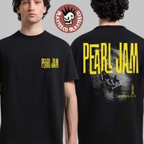Pearl Jam Ohana Festival 2026 Merch Event Surfing 90s Barrel Tee In Dana Point CA On September 27 2026 T-Shirt 100 yellow