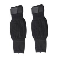 Cold-proof Warm Knee Pads Windproof Winter Knee Brace Thick Knee Protector  Men/Women Black with Strap