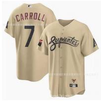 Arizona Diamondbacks 7 Carroll Mens Baseball Jersey Cotton Sports Uniform Adults All Seasons XXXL