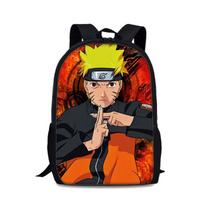 Naruto Uzumaki Backpack For Students With Nylon Material And Spacious Storage For Daily Use 13