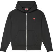 KENZO Boke Flower Embroidered Zipped Hoodie FE65SW2254MF-99J M black