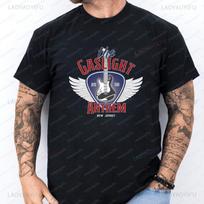 Retro Rock Band The Gaslight Anthem's Printed Graphic Long-sleeved Short-sleeved Unisex T-shirt Suitable for Both Men and Women XXXXL gray