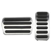 Car Pedals Covers for Volvo V40 XC40 C30 C70 S40 2013-2018 Stainless Steel Accelerator Fuel Gas Brake Clutch Pedal Pad Covers