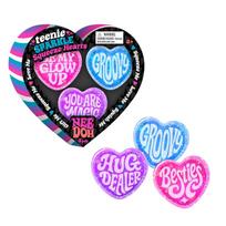 NeeDoh Teenie Sparkle Hearts Squishy Fidget Toys, 3-Pack