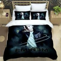 Hiphop Rapper Eminem Duvet Cover Pillowcase Singer Bedding Set Adult Boy Girl Bedroom Decoration Gift Single Double Large Size 135X200CM-2PCS