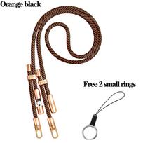 Phone Neck Lanyard USB-C Charging 60W Data Cables Travel Durable Anti Theft Crossbody Phone Wrist Strap for iPhone Samsung Type-C to Type-C