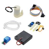 DIY Automatic Irrigation Pump Set with Soil Moisture Detection Watering Kit white