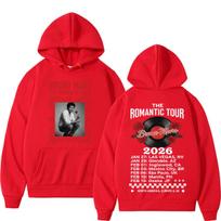 Bruno Mars The Romantic Tour  Concert Hoodies Men Women Fashion Hip Hop Street Sweatshirts High Quality Fleece Casual Hoodie S