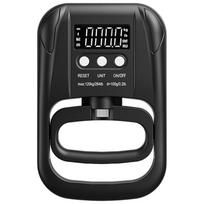 Digital Hand Dynamometer Hand Grip Strength Tester LCD Display Hand Exerciser Meter Hand Grip Training Gauge for Home School Use white