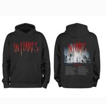 In Flames Europe 2026 Tour Hoodie Or T shirt XXL gray