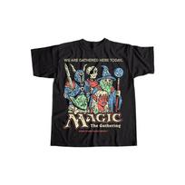 Magic The Gathering Oversized Unisex T Shirt Streetwear Cotton New Retro Short Sleeves Graphic Print T-Shirt Women Men Couple S black