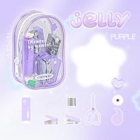 Korean Portable Mini Punch Stapler Kit INS DIY Crafts Scrapbook Tools Set Handcraft Punch Machine Kit School Office