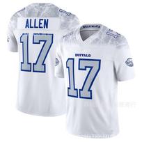 Buffalo Bills NFL Football Jersey Allen 0 4 17 73 Gray White Speed Edition Mens Cotton Blend Embroidered Sportswear XL white
