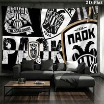 PAOK FC meno sienos gobelenas, estetiškas margintas audinio pledas, tinkamas miegamajam, svetainei ir namų dekoravimui. 100cm x 150cm