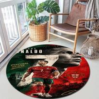 Cristiano Ronaldo Real Madrid Champions Trophy Carpet Living Room And Bedroom Mats Printing Doormat Fashion Office Chair Cushion 80x80cm( 31x31in)