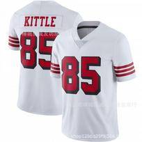NFL 49ers George Kittle 85 Futbolo marškinėliai Vyriški Sportiniai Žaidimai Juodi XXXL red