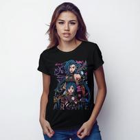 Arcane Jinx T-Shirt, Men's and Women's Sizes (ARC-231058) L black