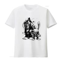 Sam and Max Gaming T shirt Retro Videogame Cartoon Characters Print Fashionable vintage Washed XXXXL black