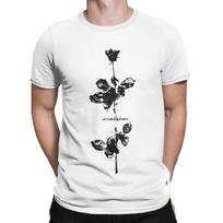 Depeches Mode Memento Mori T Shirt Fun Tees Short Sleeve Crew Neck T-Shirts 100% Cotton New Arrival Clothing Unisex XL white