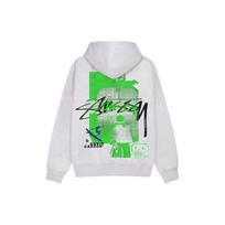 Stussy David Carson Vespa Hoodie Black 3923912 M white