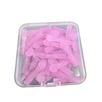 50Pcs/Box Professional Disposable Acne Needle Blackhead Remover Pimple Pins  Beauty Salon 50pcs pink with box