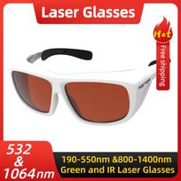 532nm Picoseconds Green Laser Pointer Safety Glasses ND: YAG 1064nm Infrared Laser Safety Protection Goggles2 532nm and 1064nm