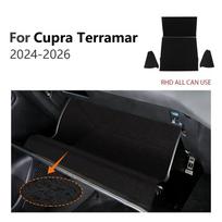 Premium Suede Trim For Cupra Terramar 2024 2025 2026 2027 Car Co-Pilot Toolbox Sticker Car Interior Accessories Kit Polyester RHD