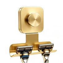 Wall Mounted Suction Cup Razor Holder Removable Shaver Storage Rack  Shower Wall