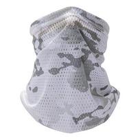 Large Mesh Holes Face Towel Stretchy Fabric Tube Bandana Quick Dry Moisture Wicking Sunshade Collar Outdoor Sports