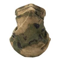 Large Mesh Holes Face Towel Stretchy Fabric Tube Bandana Quick Dry Moisture Wicking Sunshade Collar Outdoor Sports beige