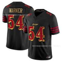 San Francisco 49ers Football Jersey Men Women Unisex Sports Shirt All Black Numbers S-XXXL XL brown