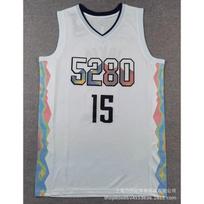 Denver Nuggets 15 Jokic Murray Basketball Jersey Sleeveless Sports Training Tank Top Men Women L