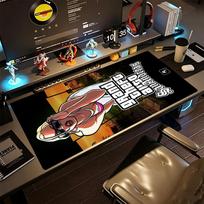 Gta Gaming Mouse Pad Gamer Mousepad Office Mouse Mats Non-Slip Rubber Bottom Office Desk Accessory 30cmx60cm