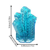 MOC Multicolor Crystal Building Blocks Model Crystal Cave Blue green Crystal Room Decoration Bricks Assemble Toys Kids DIY Gifts