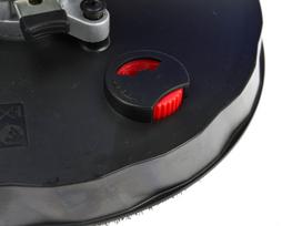 Sienų ir lubų šlifuoklis su apvaliu ir trikampiu padu, 225 mm GEKO G80269