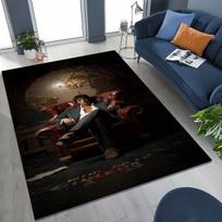 Klasikinis Scarface Tony Montana Filmo Meno Kilimas Kilimas Miegamojo Svetainės Sofai Namų Durų Kilimėlis Dekoras, Didelis Vaikams Neslystantis Grindų Kilimėlis 40x60cm( 15x23in ) gray