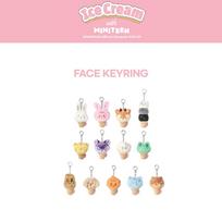 [YRA SANDĖLYJE] SEVENTEEN Ledai su MINITEEN POP UP OFICIALūs MD FACE KEYRING-TAMTAM