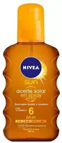 "Nivea" purškiamas aliejus nuo saulės Spf 6 200ml