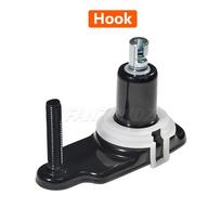Spare Wheel Carrier Winch Or Mounting Plate For Ford Transit Mk8 Custom 2.2 FWD RWD 12+On 1763880 2376789 BK211402AA Hook black