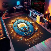 Raw MCFC Passion Carpet Rug for Living Room Bedroom Home Sofa Decoration,Kids play Nonslip Floor Mat 40x60cm( 15x23in )