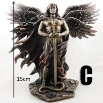 Naujoji Arkangelo Metatrono angelo transformacijos skulptūra, dervos amatai, sodo statula, kūrybinė tema, tikėjimas, maža dekoracija