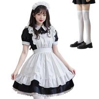 BeLoved tarnaitės kostiumas su pilnu komplektu Mažas pliusas Puikiai tinka kultūrinei mokyklai Con tarnaitė ir Cosplay Helovinas ir populiarios Babydoll Cosplay pėdkelnės, (Dydžiai gray