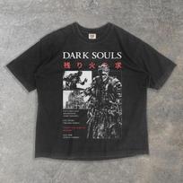 Dark Souls Vintage Washed T-shirt, Japanese Version XL gray