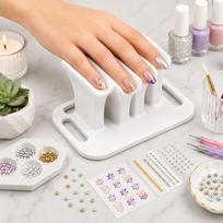 Nail Art Finger Rest Support Stand Manicure Hand Holder Bracket For Nail Polishing Beauty Work Station A1 beige