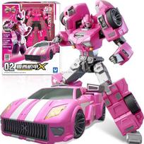 ABS Mini Force transformacijos robotas į automobilio žaislus Veiksmo figūrėlės Mini Force X modeliavimas Automobilio lėktuvo deformacijos mini agento žaislas